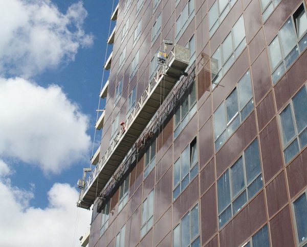 Suspended working platforms